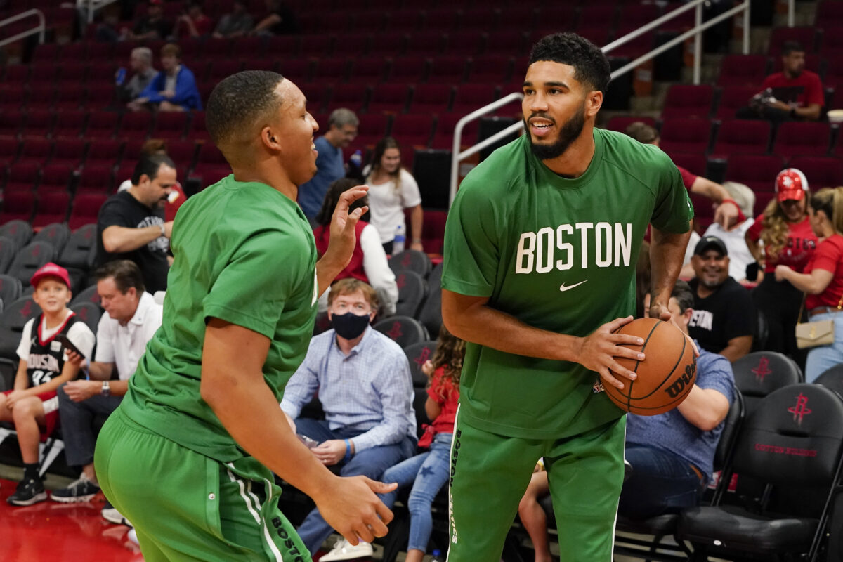 Celtics Jayson Tatum, Grant Williams spotted taking in separate WNBA games over the weekend