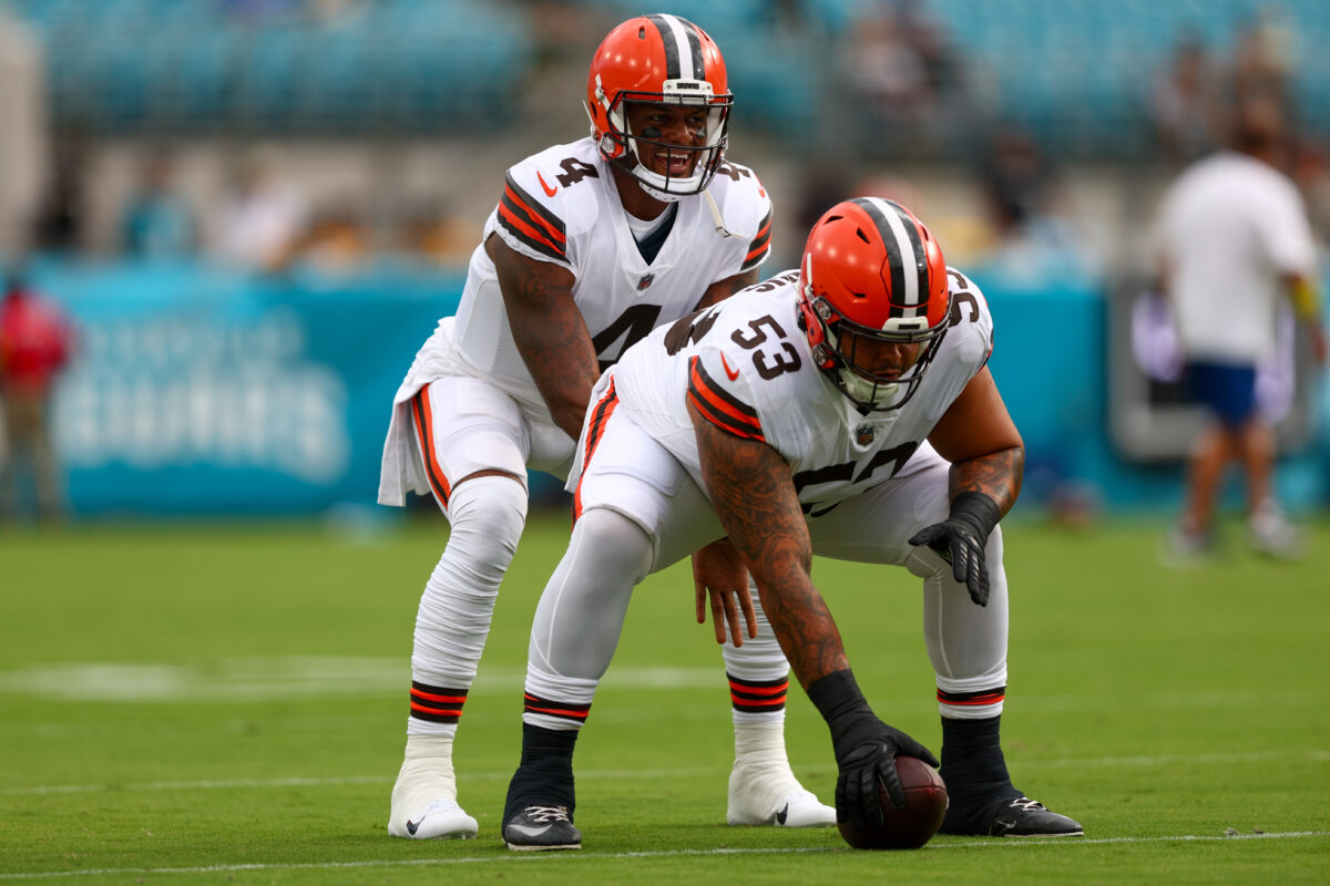 Will Browns center Nick Harris be on the outside looking in this year?