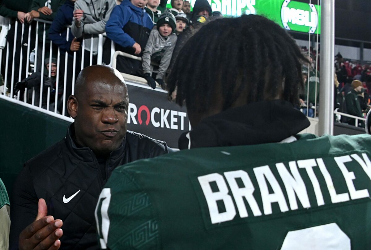 Mel Tucker: Michigan State football CB Charles Brantley made ‘really good decision’ to withdraw name from transfer portal