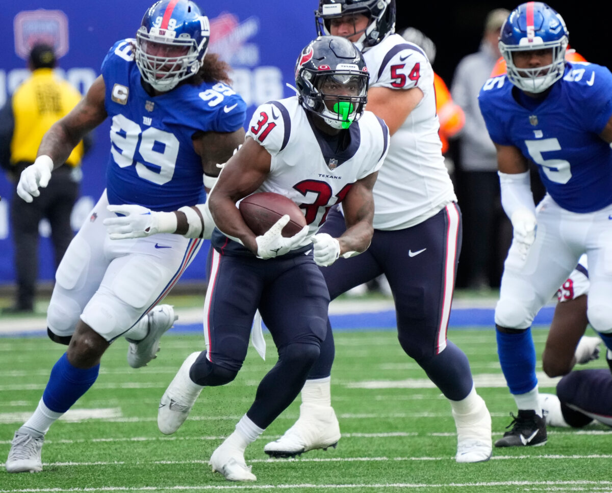 Can the Houston Texans sustain two fantasy football RBs?