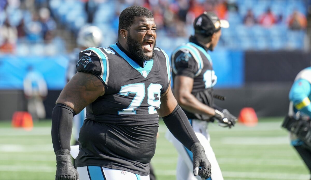 Panthers DT Marquan McCall changes uniform number