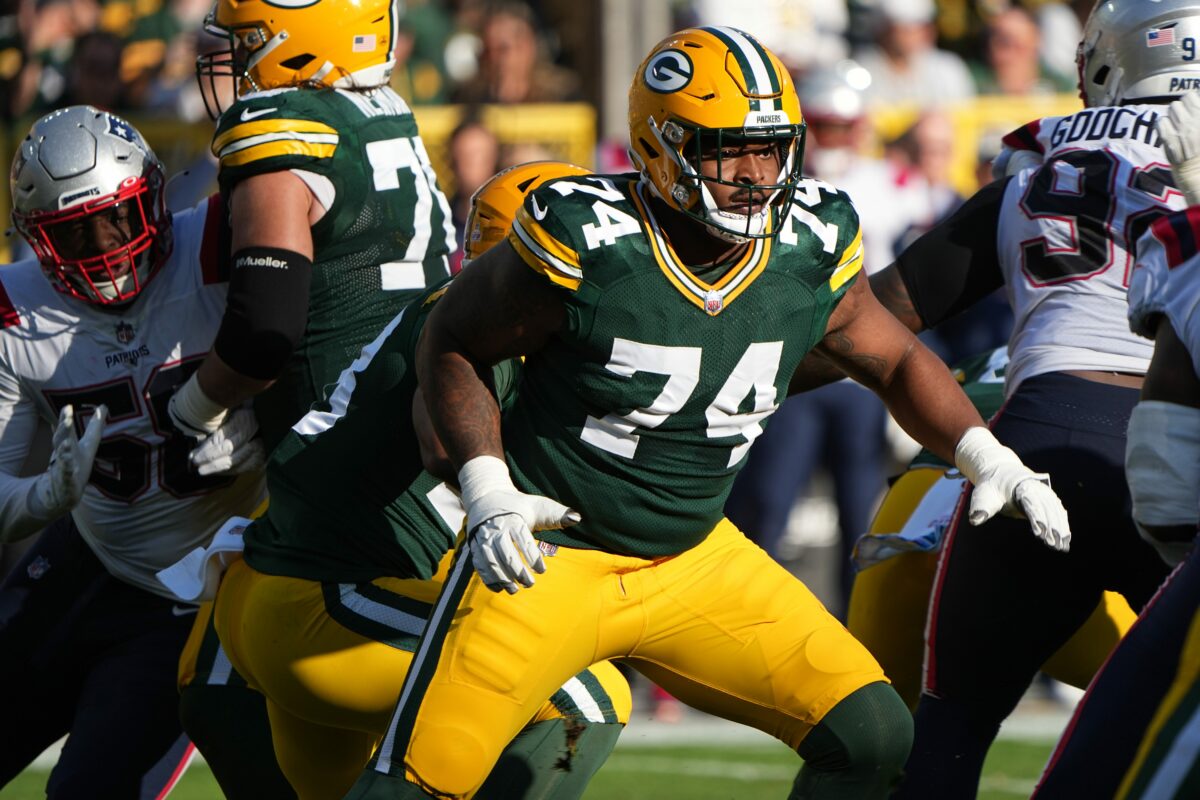 Elgton Jenkins on playing next to David Bakhtiari: ‘We want to be the best left side in the NFL’