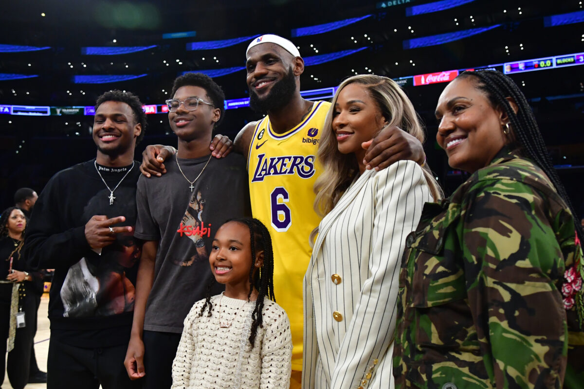 We might have just seen how Bronny James will find an NBA team in the 2024 draft