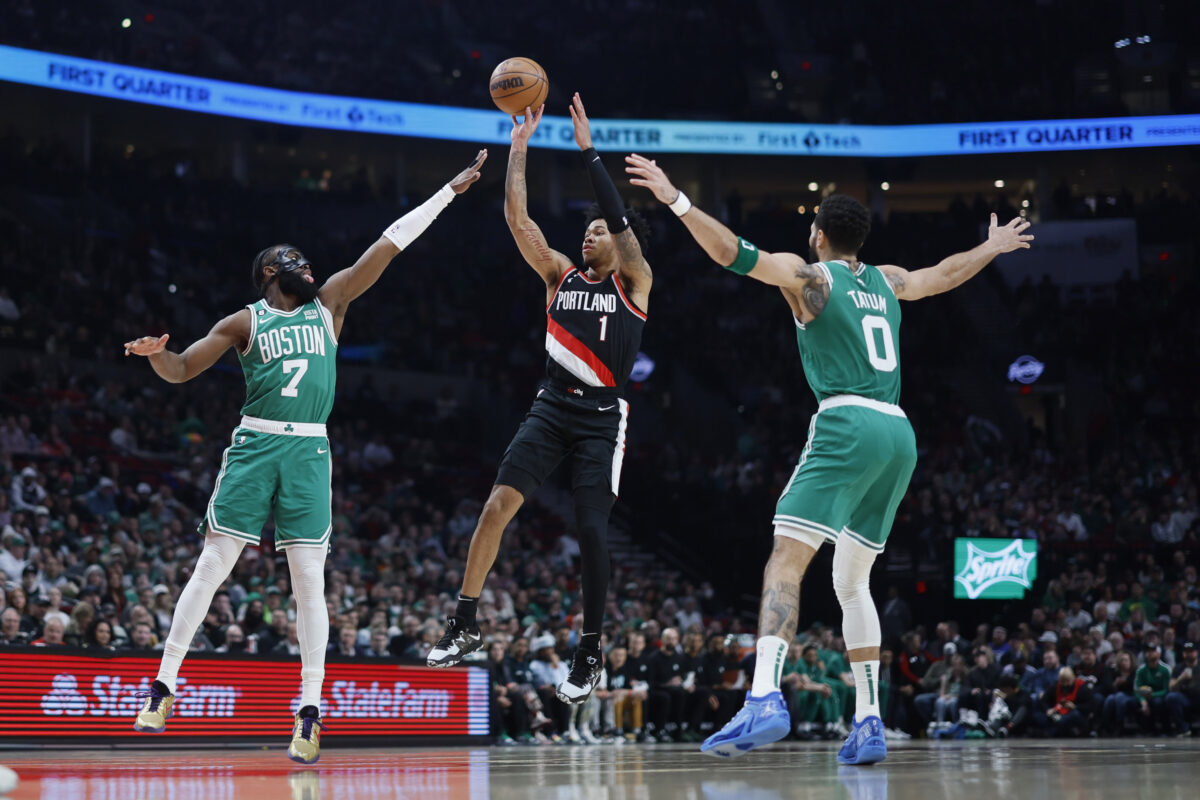 Would you trade Jaylen Brown for the Portland Trail Blazers’ No. 3 pick and Anfernee Simons?