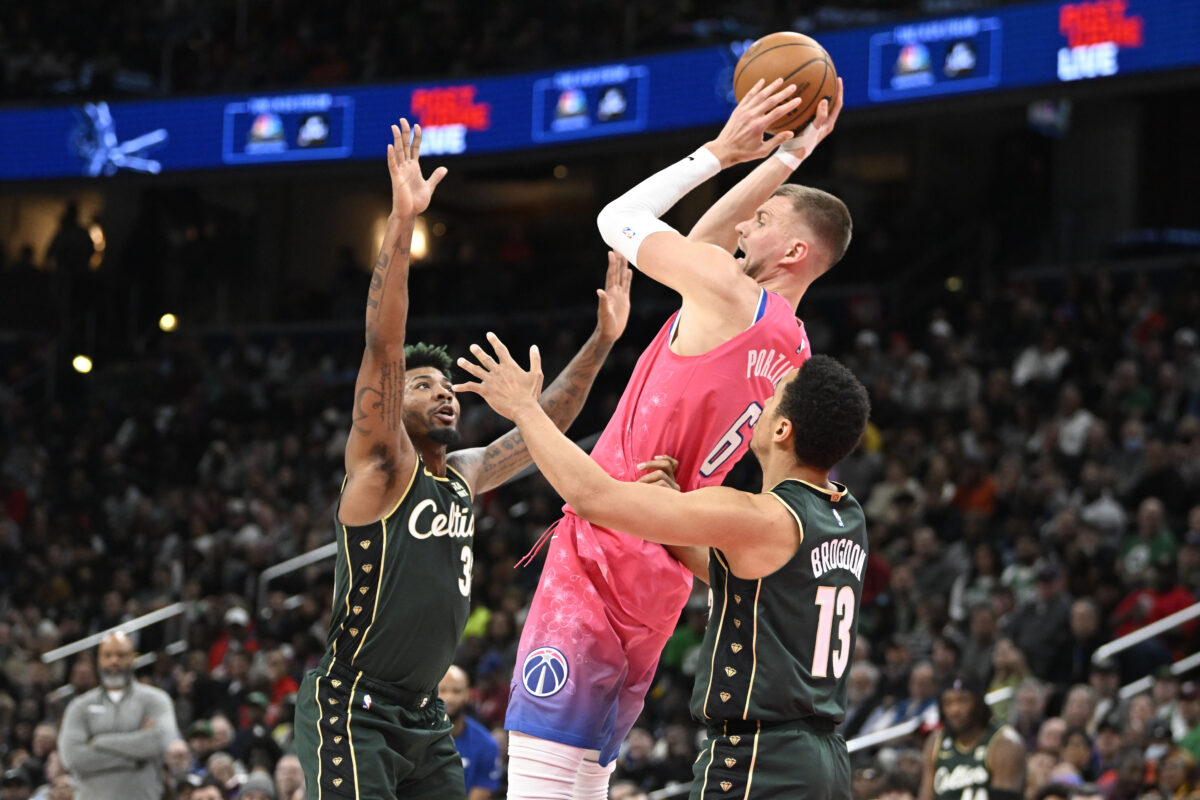 Shams: Celtics in strong talks with Wizards, Clippers to swap Malcolm Brogdon for Kristaps Porzingis
