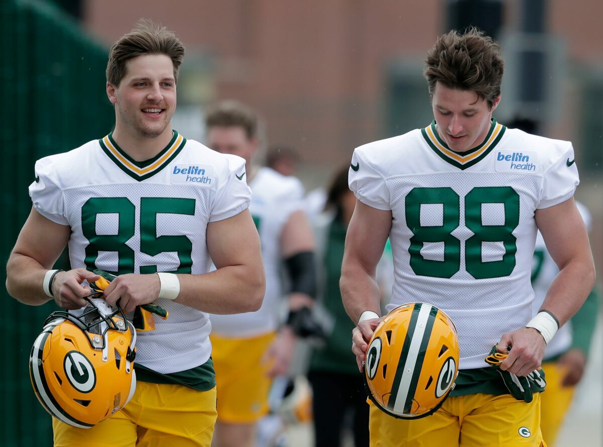 Opportunity awaits: Packers will lean on rookie tight end duo