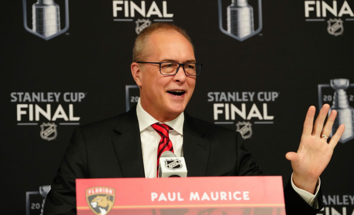 Panthers coach Paul Maurice was so delightfully cheeky despite losing Game 1 of the Stanley Cup Final