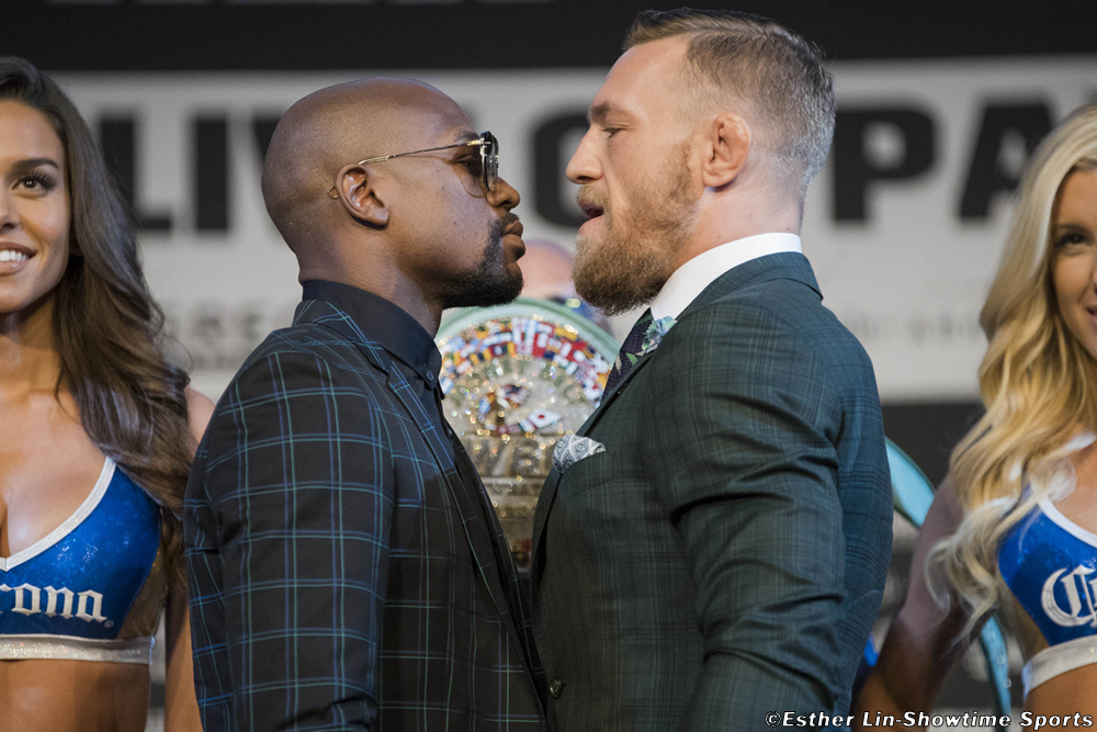Conor McGregor questions Floyd Mayweather after post-fight mayhem with John Gotti III: ‘No meaning behind the bouts’