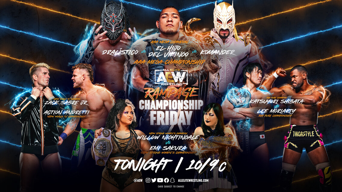 AEW Rampage Championship Friday results 06/02/23: Title matches aplenty
