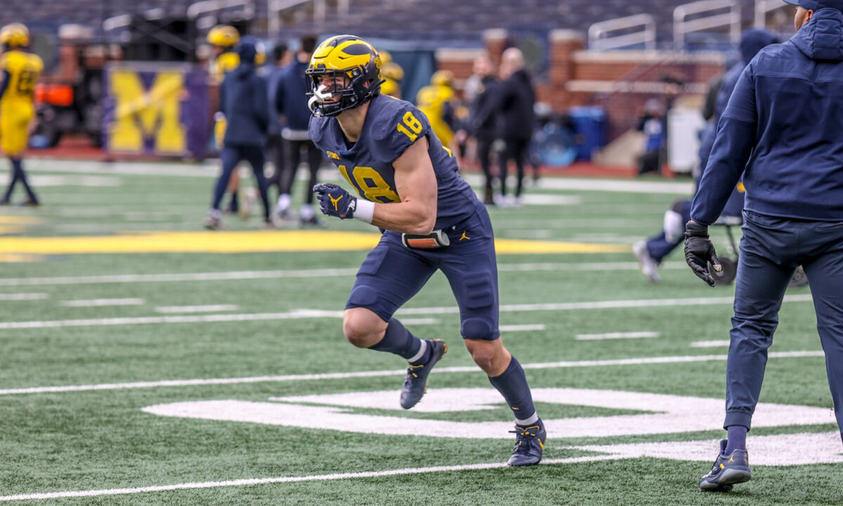 Why the game has slowed down tremendously for Michigan football TE Colston Loveland