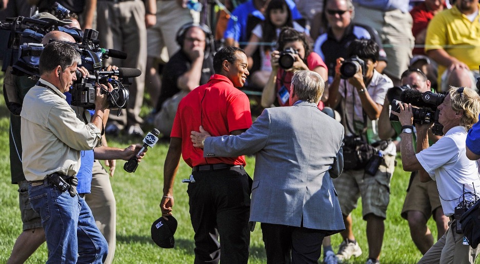 Shake on it: A handshake from Jack Nicklaus means everything at the Memorial Tournament presented by Workday