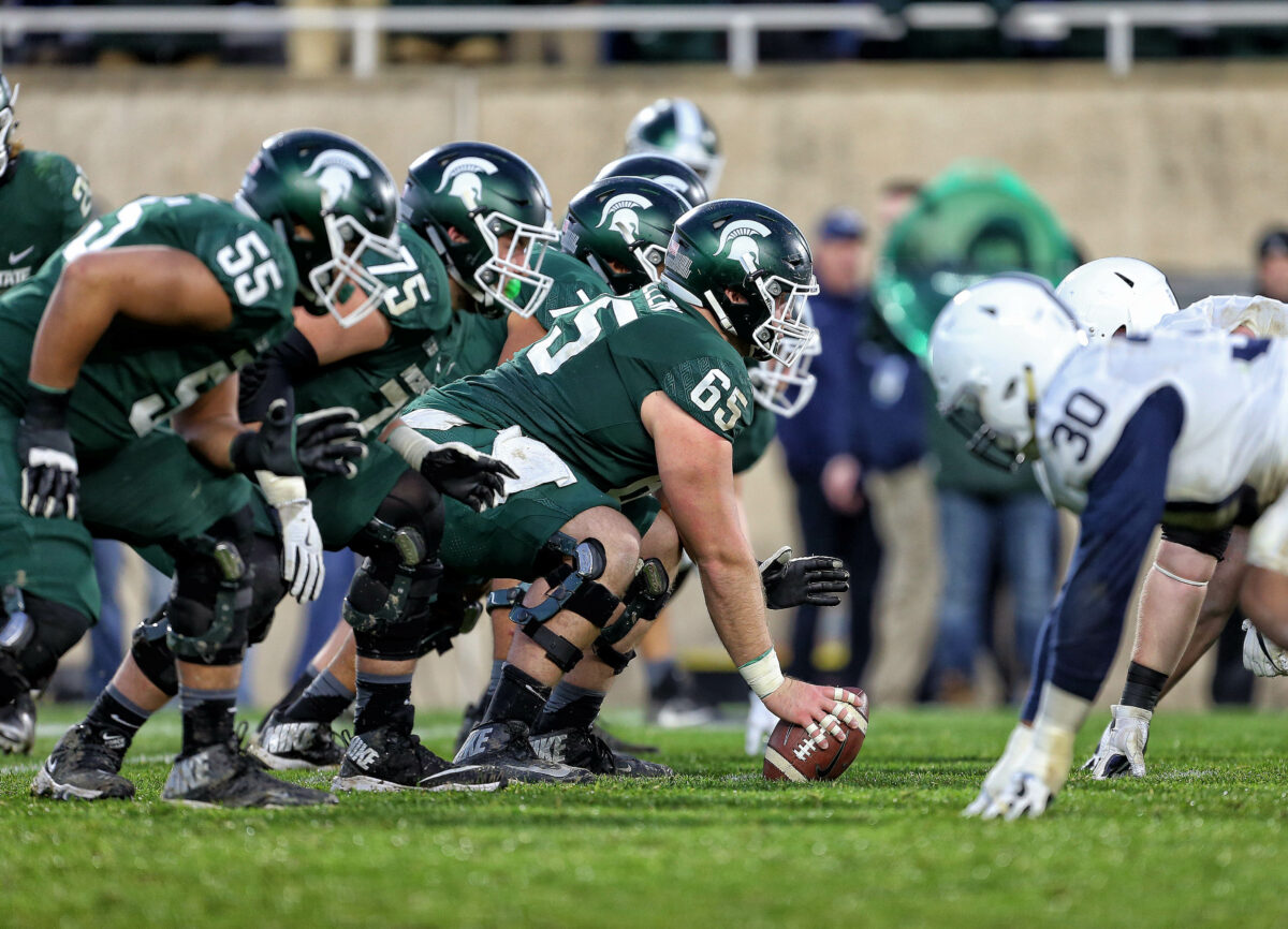 Michigan State football lands 2024 OT Mercer Luniewski