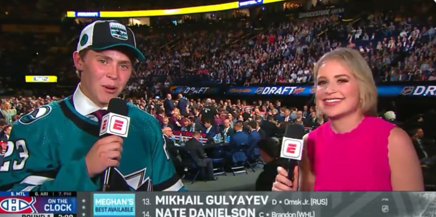 Sharks’ NHL Draft pick Will Smith awkwardly ‘sang’ the Fresh Prince theme song after his selection