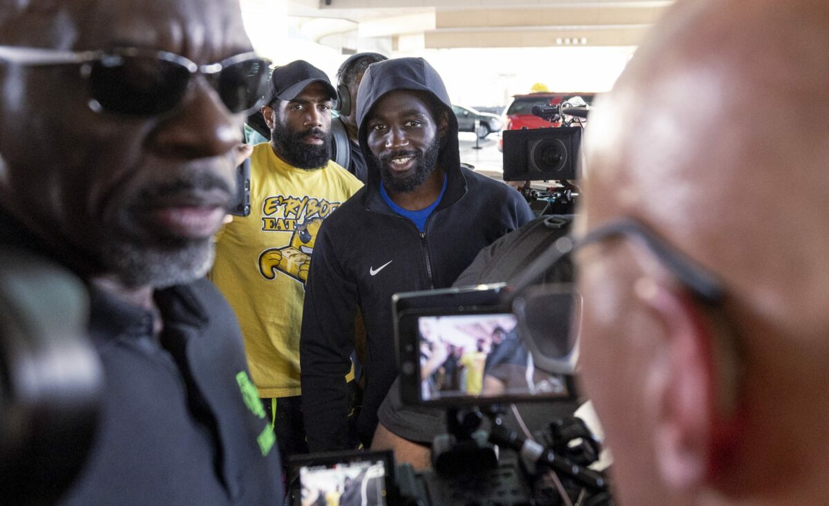 Photos: Terence Crawford, Errol Spence Jr. make their grand arrivals
