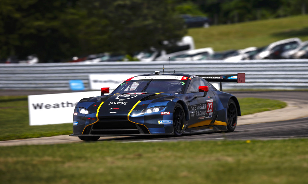 Heart of Racing Aston leapfrogs Corvette to land on Lime Rock pole