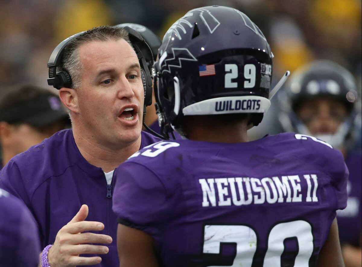 Greg Newsome II responds to the firing of former head coach Pat Fitzgerald