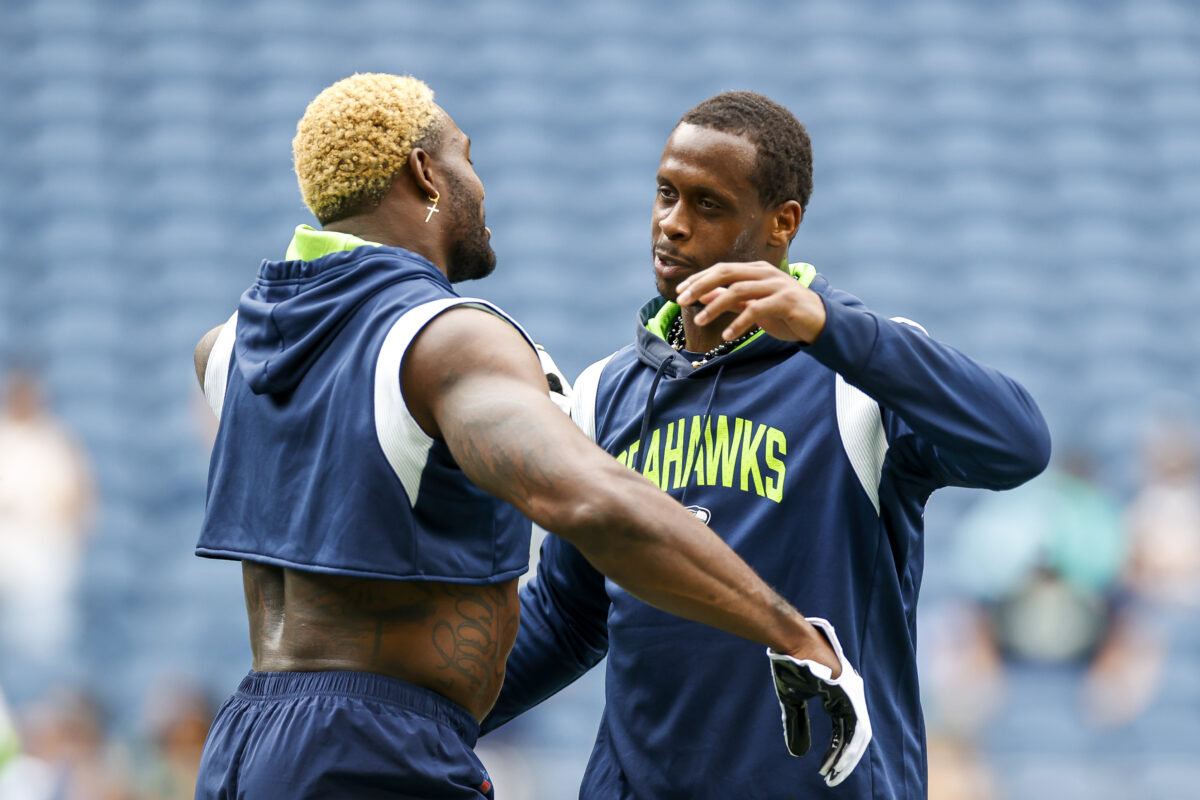 Geno Smith shares workout video with DK Metcalf, Tavon Austin