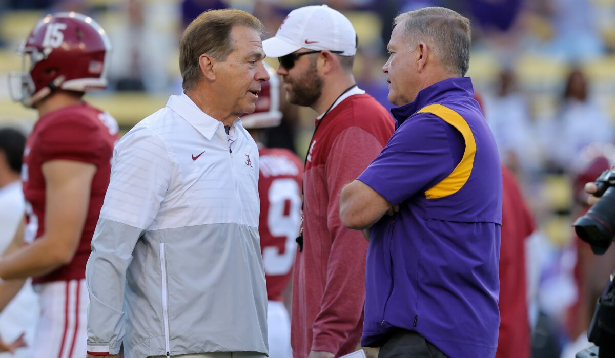 SEC Coaching Rankings: Saban stays at the top, Brian Kelly enters top 3