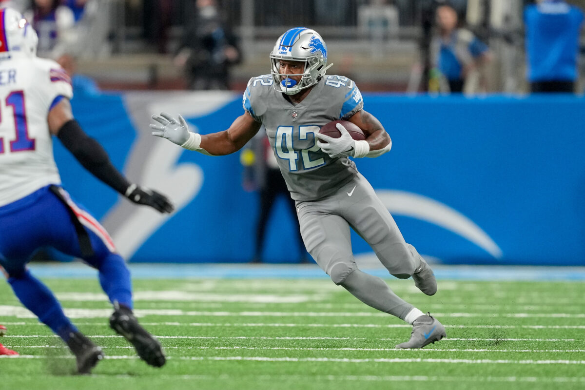 Report: Lions to bring back RB Justin Jackson