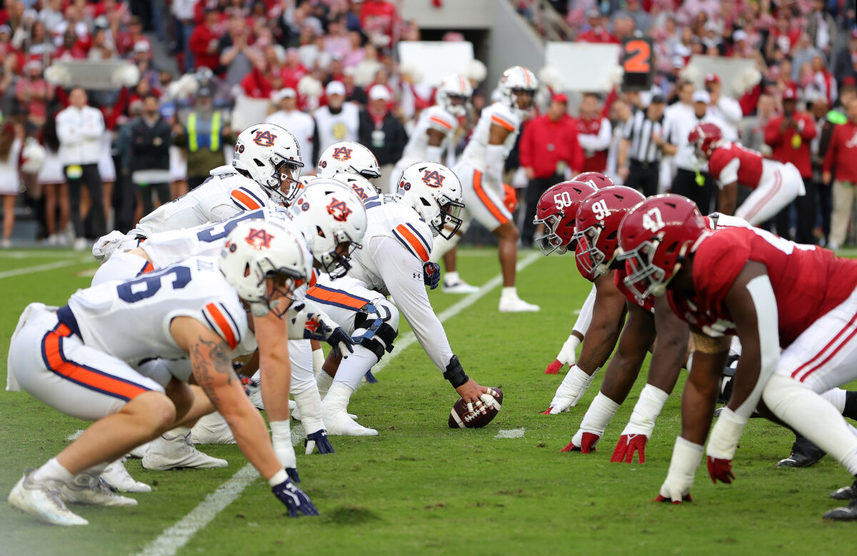 Auburn football ranks last among Power Five teams in offensive line continuity