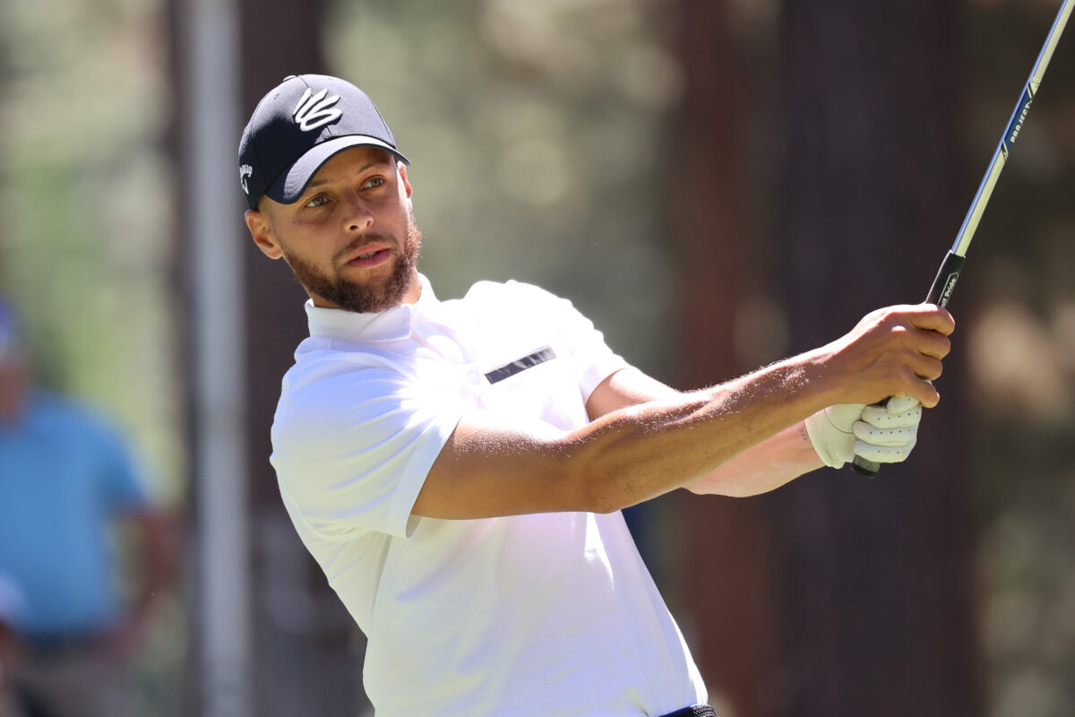 Steph Curry drills hole-in-one at celebrity golf tournament in Lake Tahoe