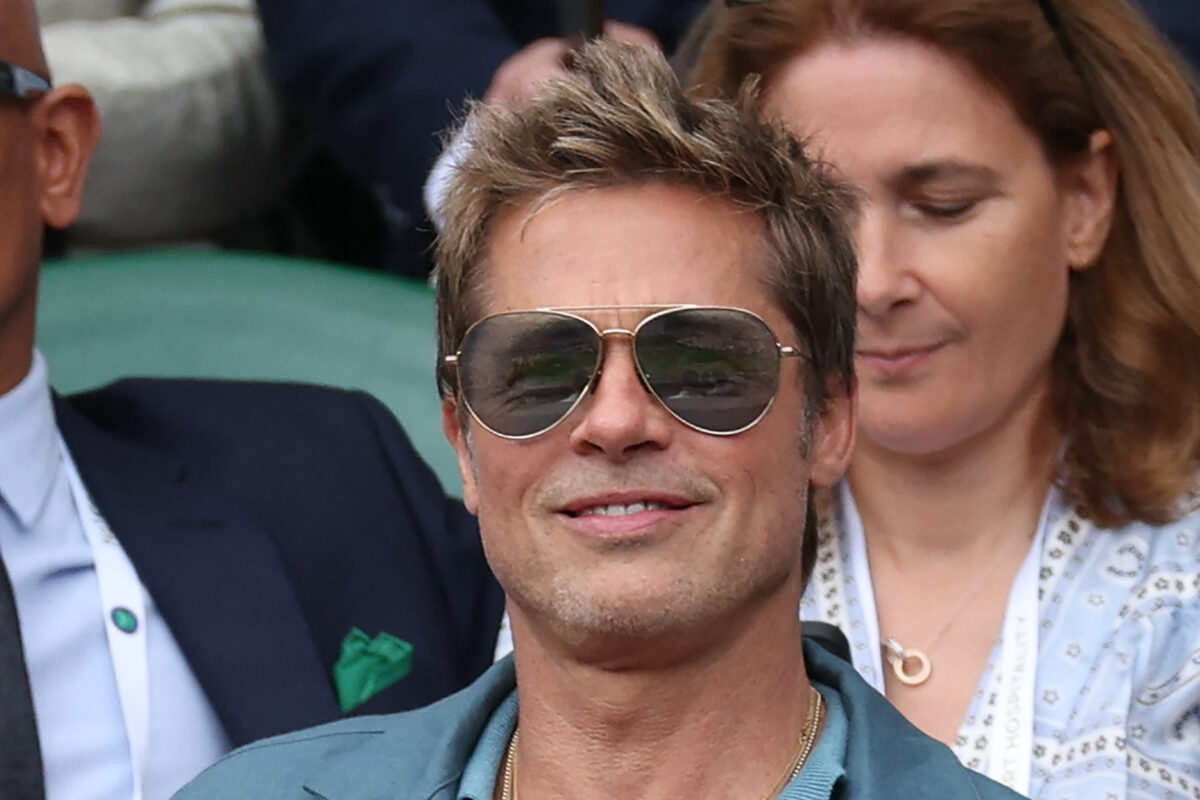 Brad Pitt catches epic Wimbledon men’s singles final