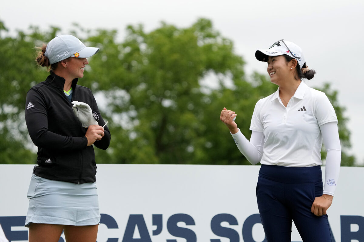 Linn Grant tied for lead, Rose Zhang only two shots back at LPGA’s Dana Open