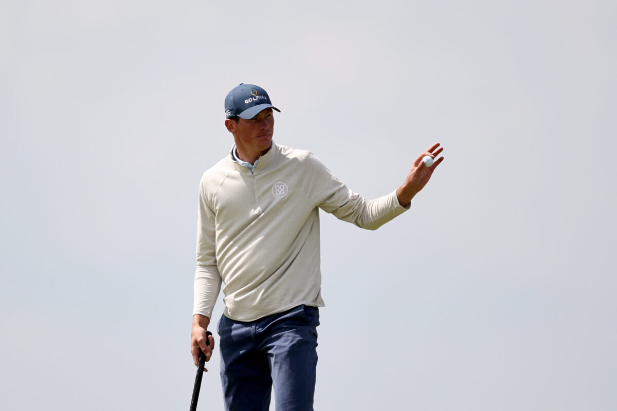 Christo Lamprecht ‘the Lamp Post’ leads the way with 66 at 2023 British Open