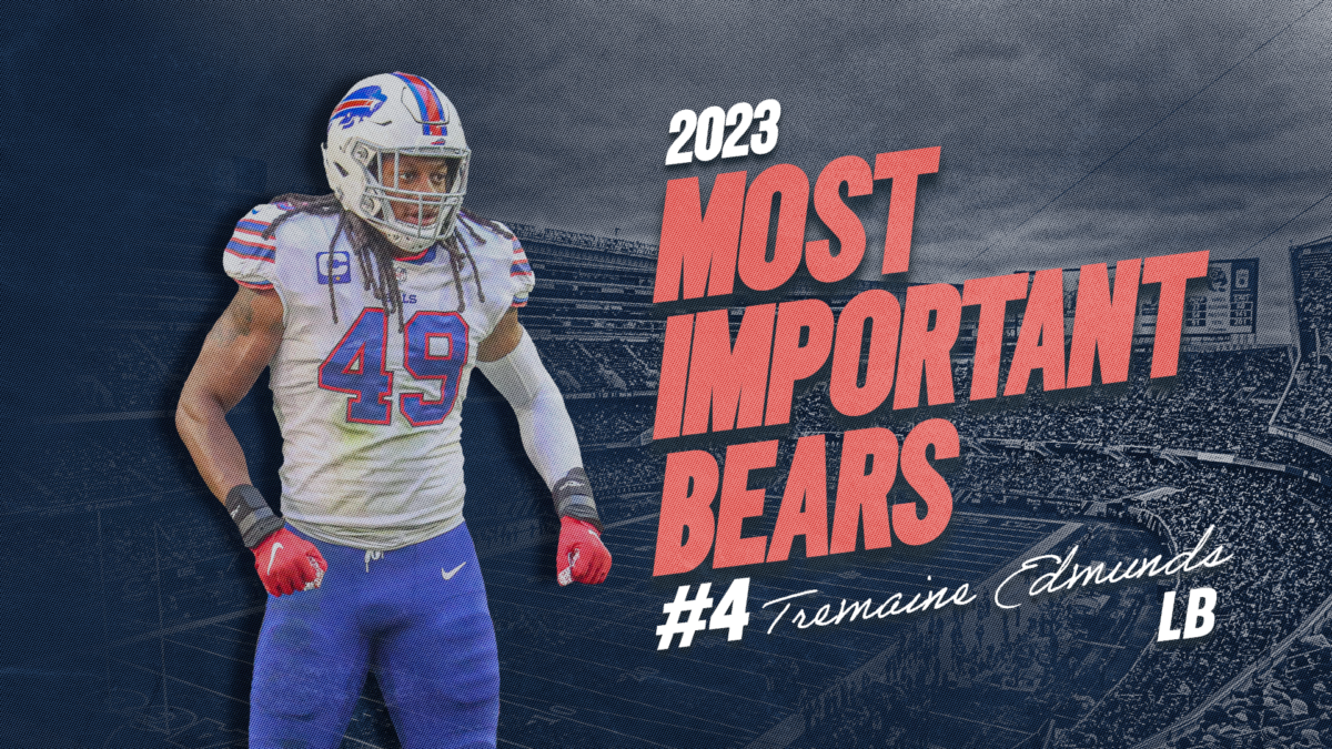 30 Most Important Bears of 2023: No. 4 Tremaine Edmunds