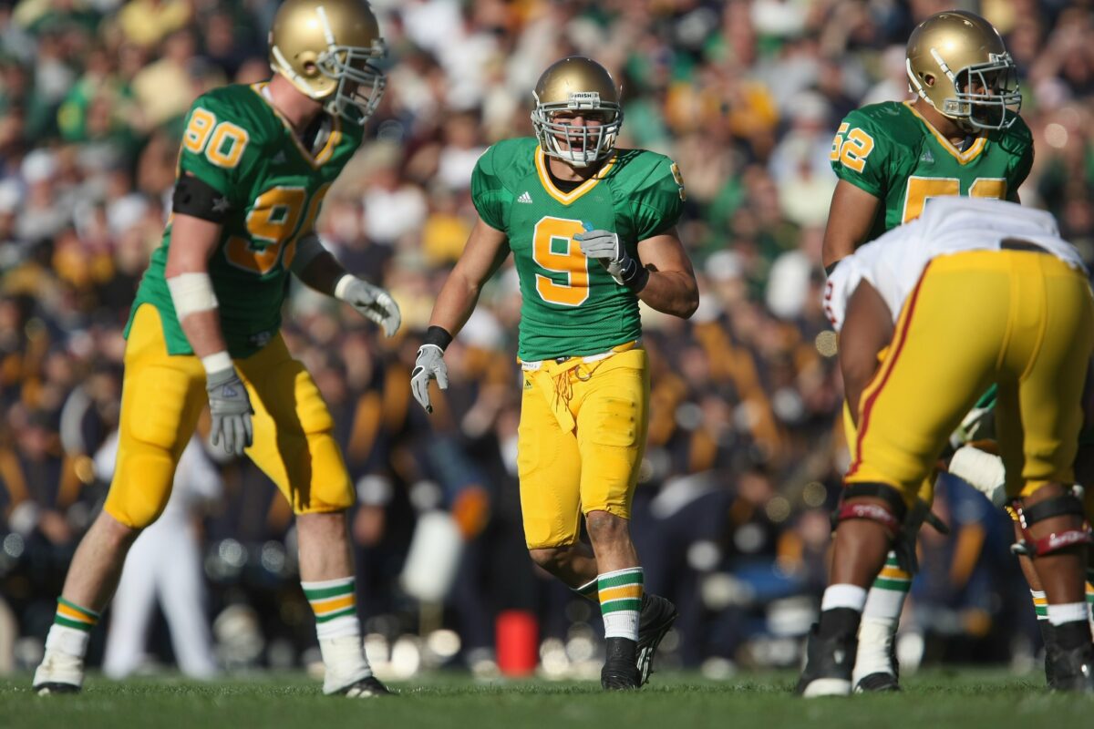 Notre Dame football’s all-time best throwback uniforms
