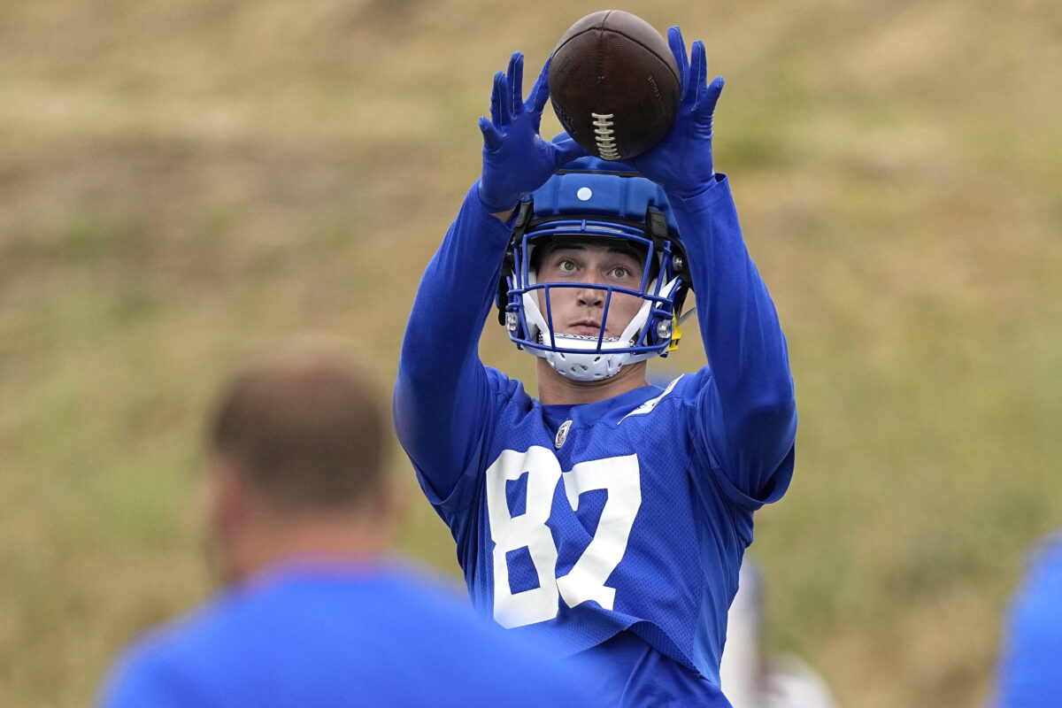 Rookie TE Davis Allen is day-to-day with hamstring injury