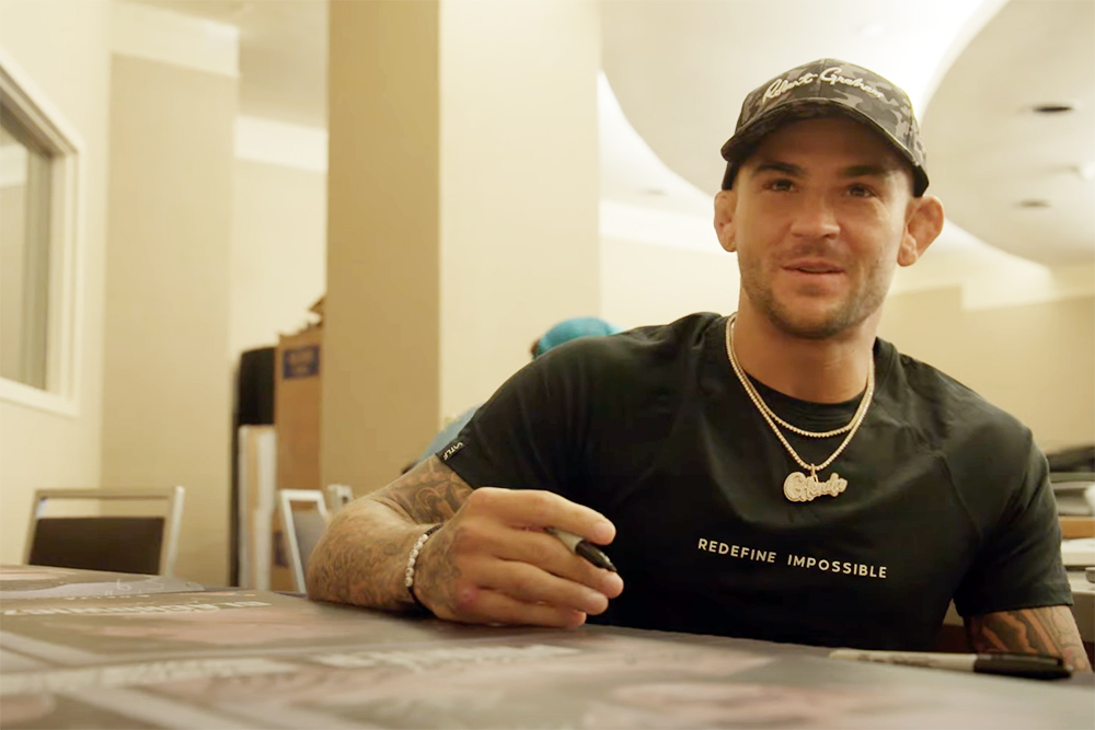 UFC 291 ‘Embedded,’ No. 4: Dustin Poirier’s dilemma with too many autographed event posters in his collection