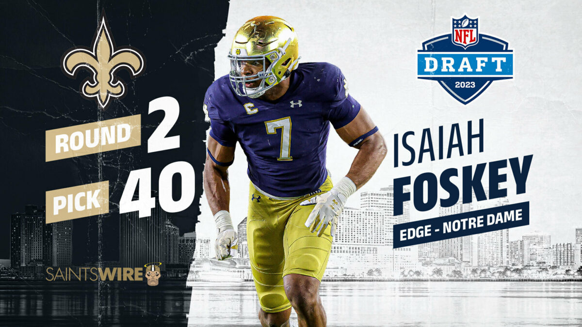 Isaiah Foskey finally signs rookie deal with New Orleans Saints