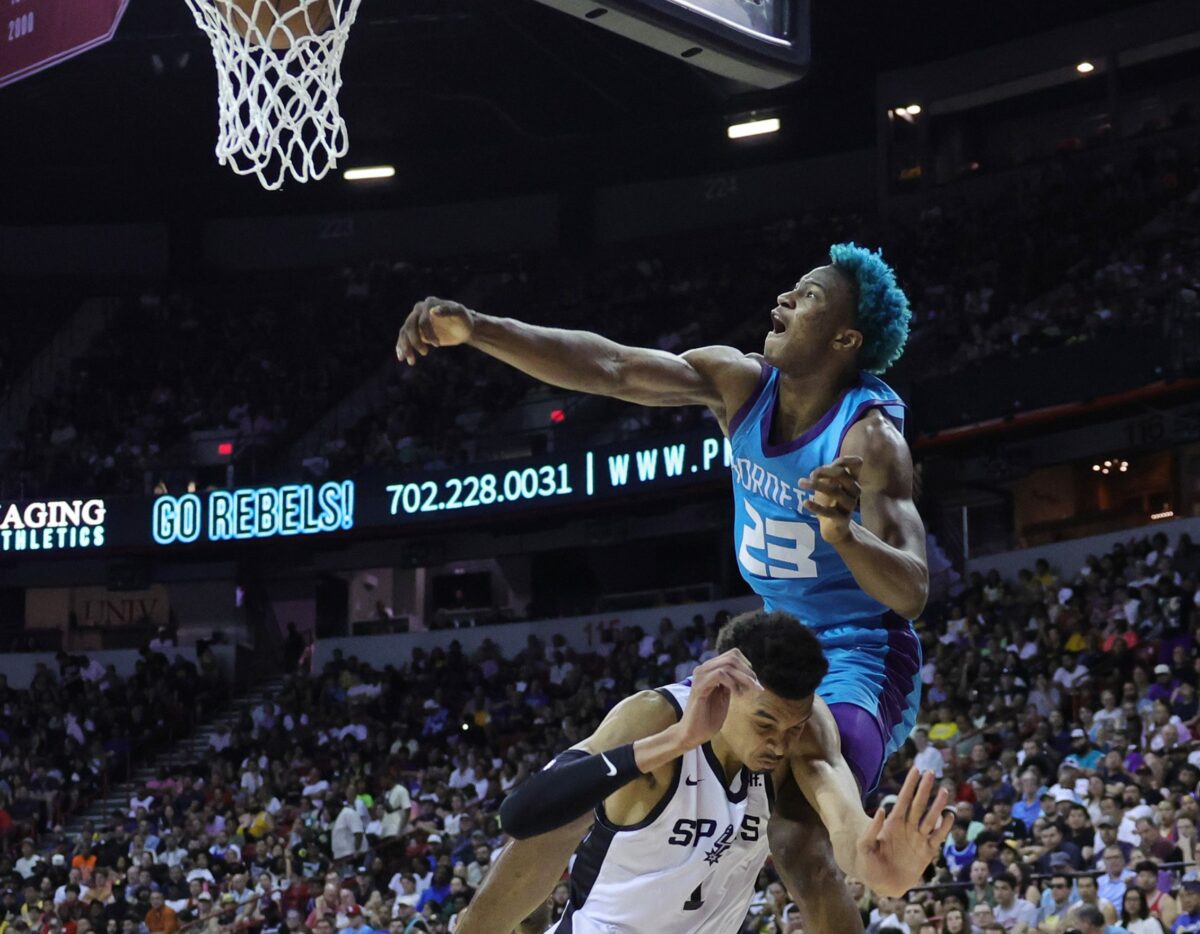 Kai Jones filthily posterized Victor Wembanyama and NBA fans were wowed