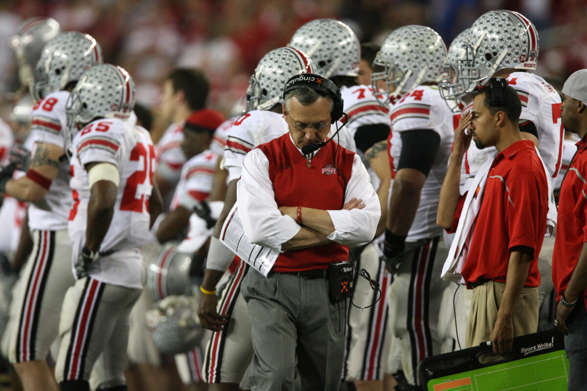 Jim Tressel sensed something was off prior to the 2006 BCS National Championship game