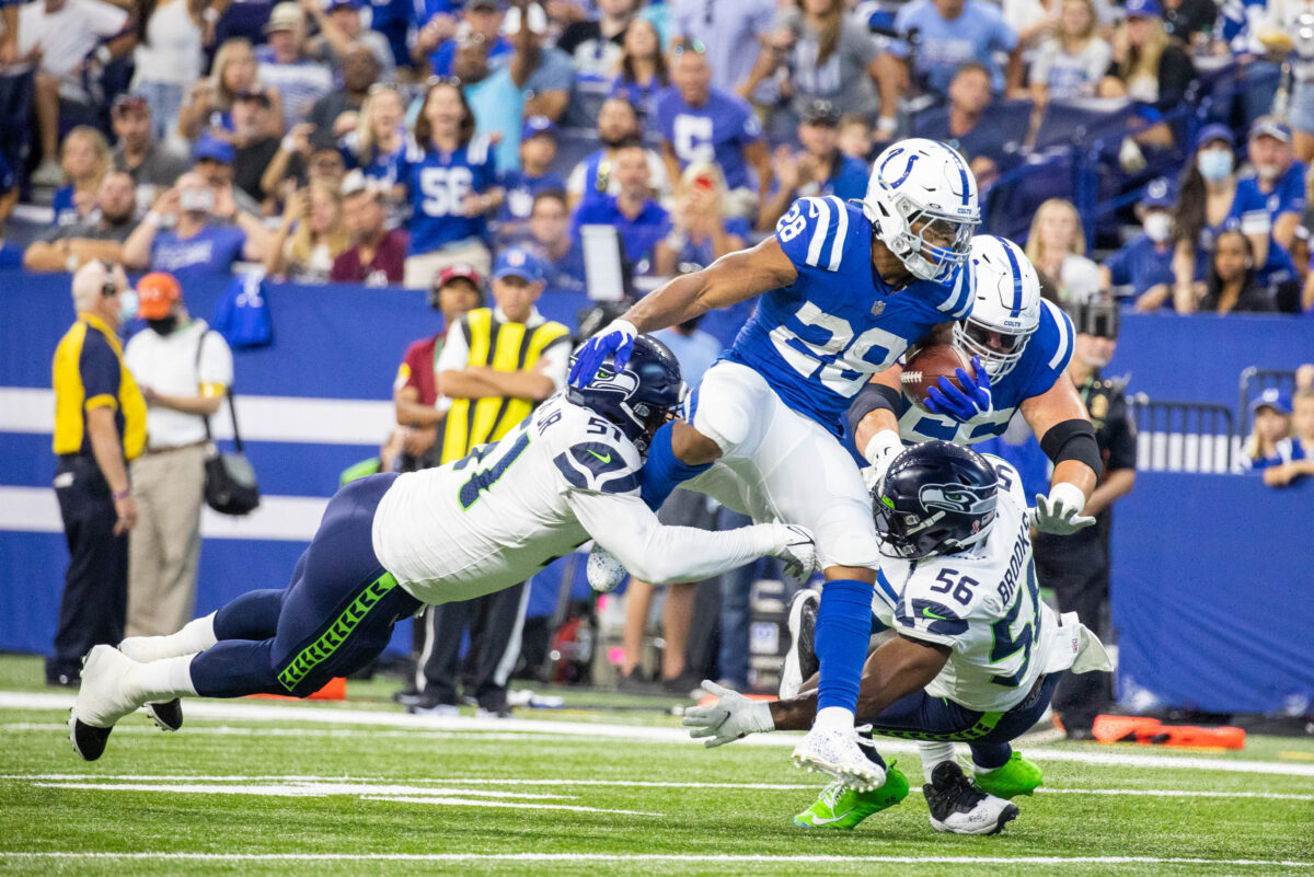 Colts RB Jonathan Taylor requests trade, should Seahawks get involved?