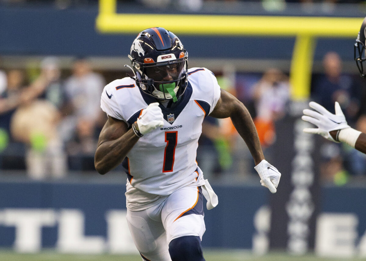 Broncos restructure final year of WR KJ Hamler’s contract