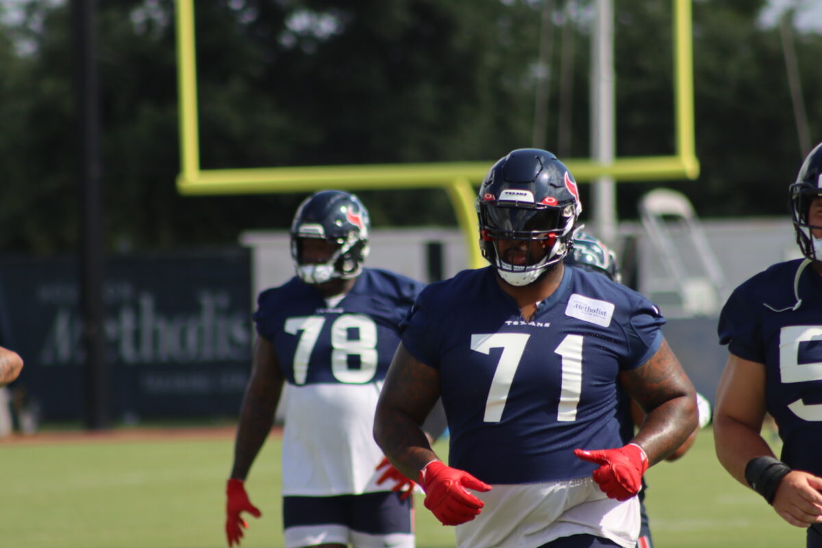 Texans coach DeMeco Ryans looking forward to offensive line developing chemistry