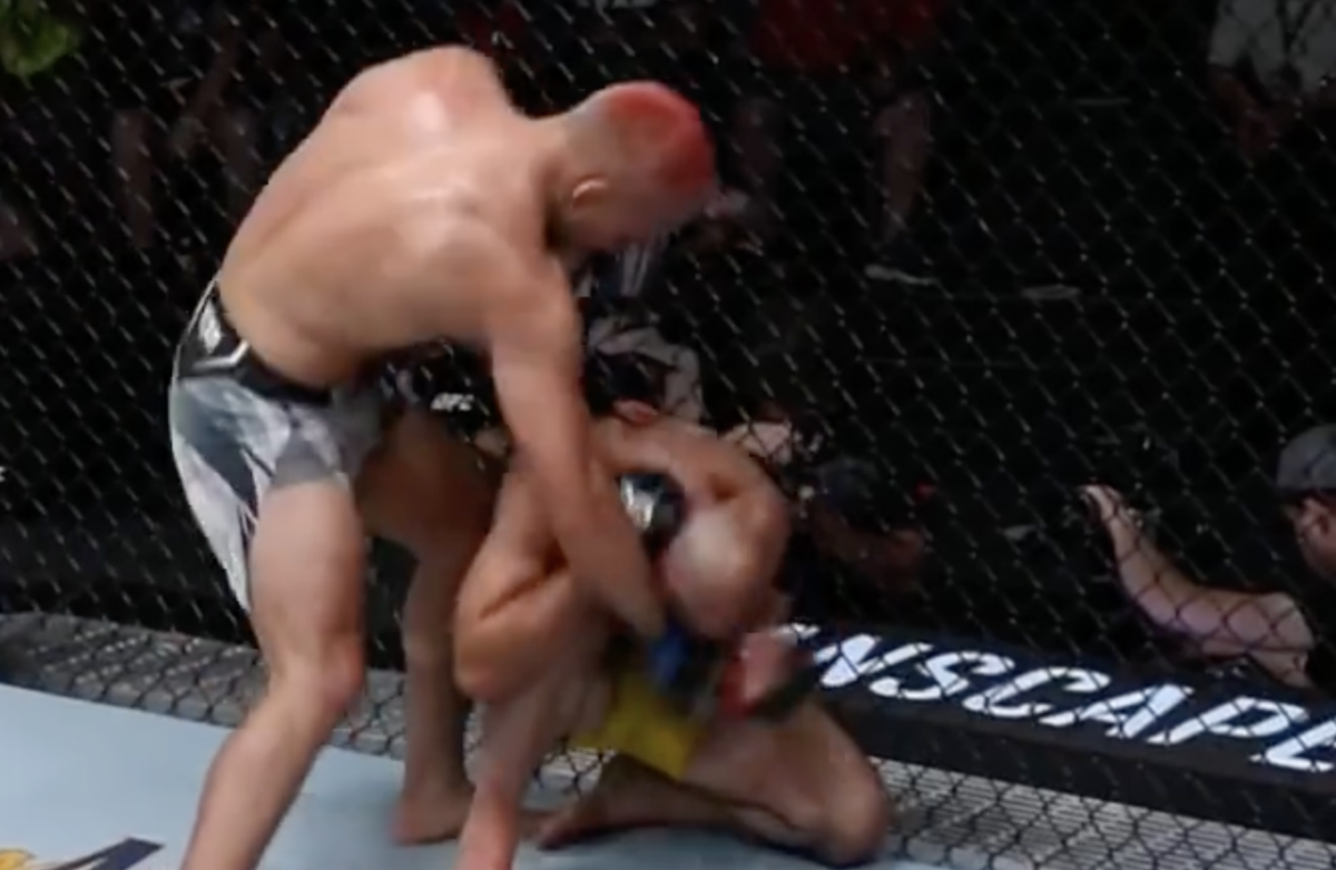 UFC on ESPN 47 video: Elves Brener stuns Guram Kutateladze, oddsmakers with rally for upset TKO