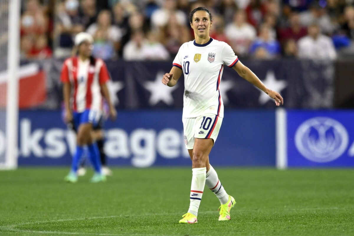 Watch: USWNT, Rutgers legend Carli Lloyd previews the FIFA World Cup