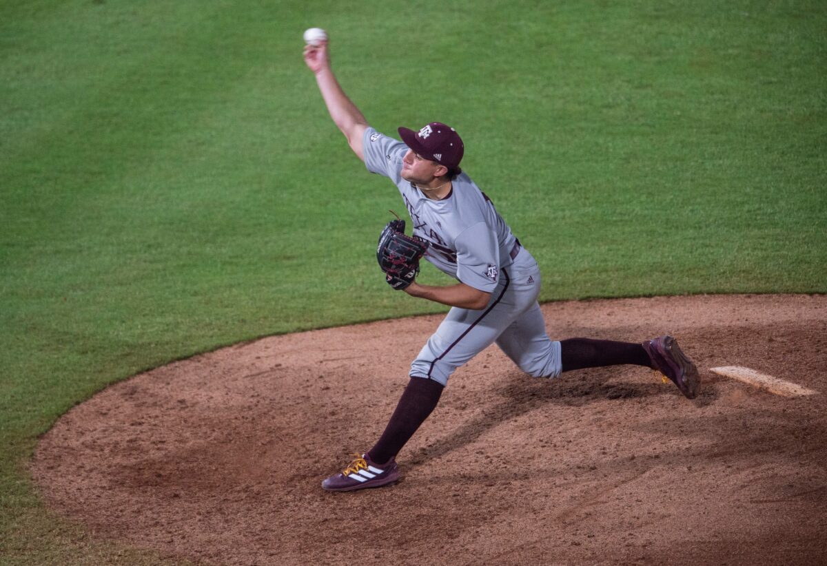 Update: Texas A&M pitcher Chris Cortez will return to the Aggies after removing his name from the transfer portal