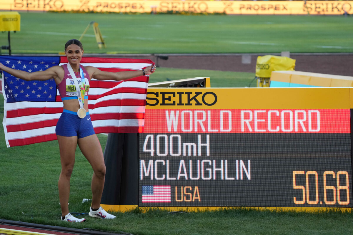 Track and field superstar Sydney McLaughlin-Levrone through the years