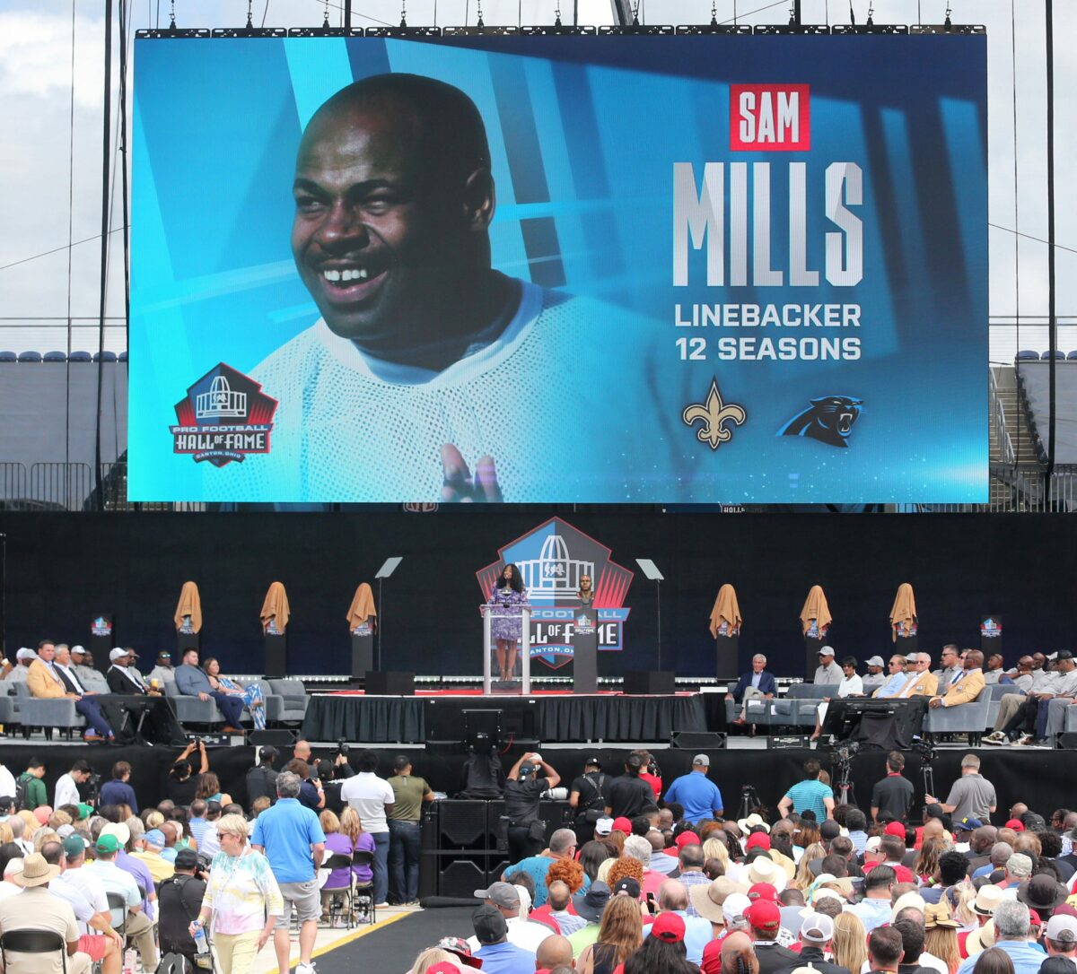 Sam Mills named Panthers’ best Hall of Famer