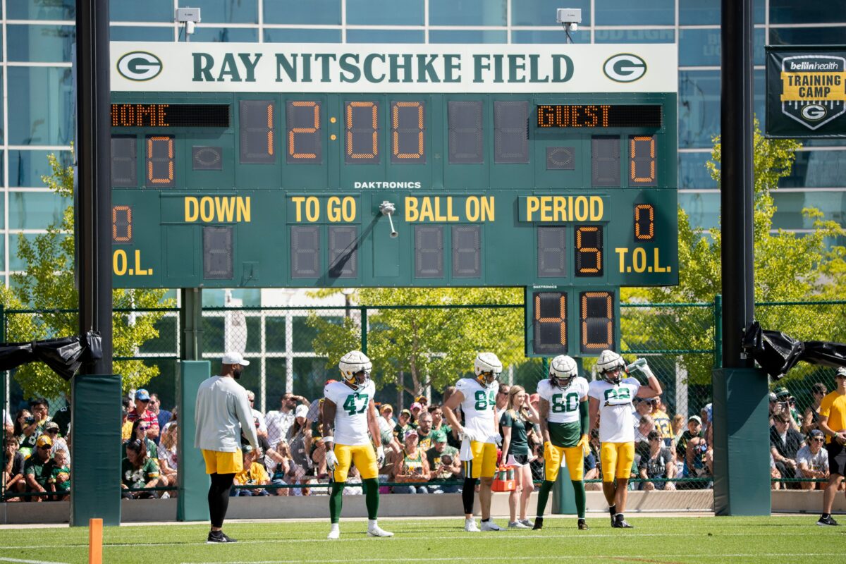Packers set times for first three training camp practices of 2023