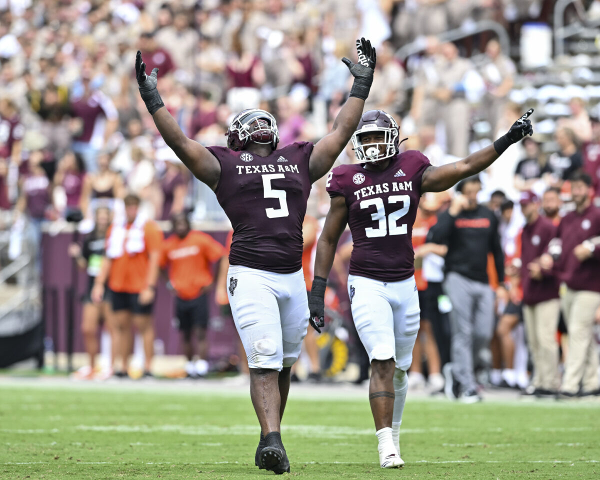 Texas A&M’s talented D-line left out of PFF’s ‘Top-10 Defensive Lines in College Football’