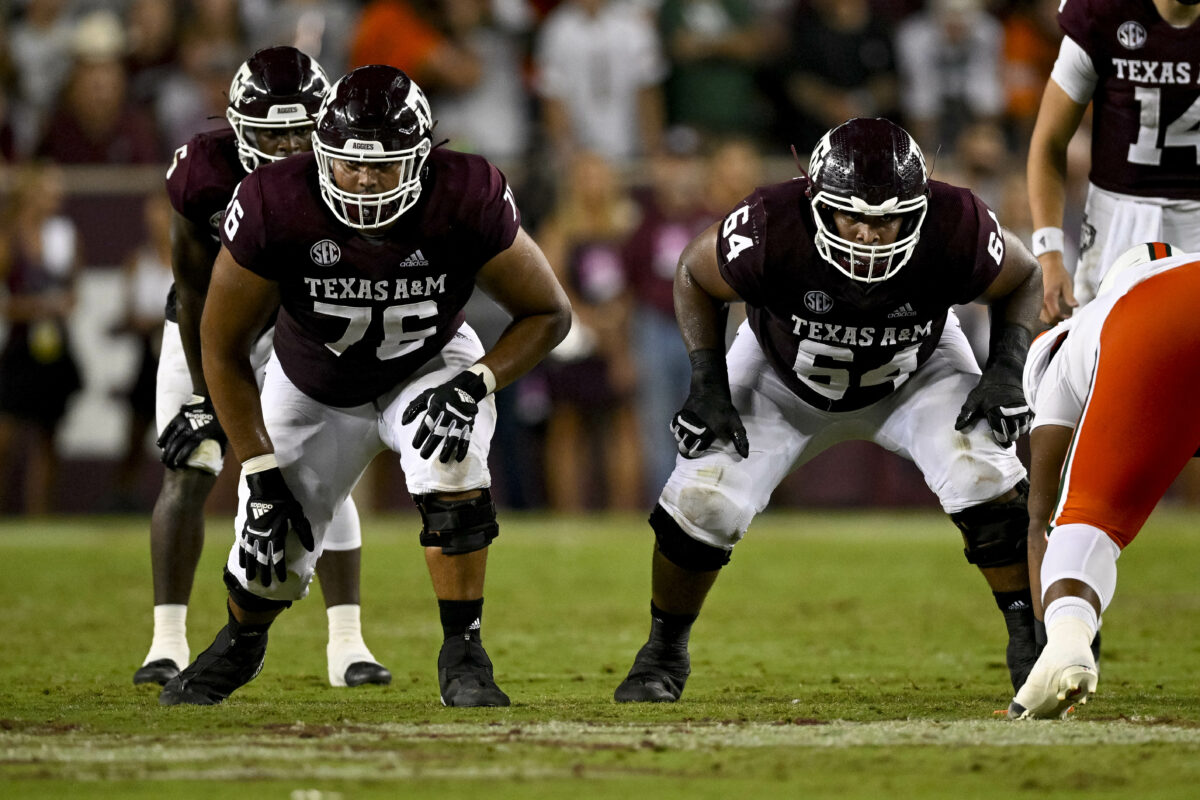 Texas A&M Football 2023 Position Preview: Offensive line; An elite unit if healthy