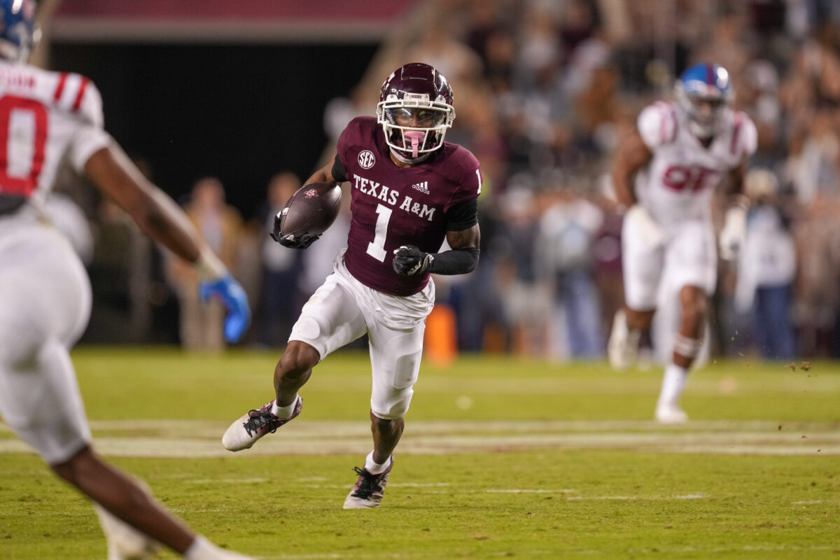 Texas A&M Wide receiver Evan Stewart previewed the 2023 season With TexAgs’ David Nuño