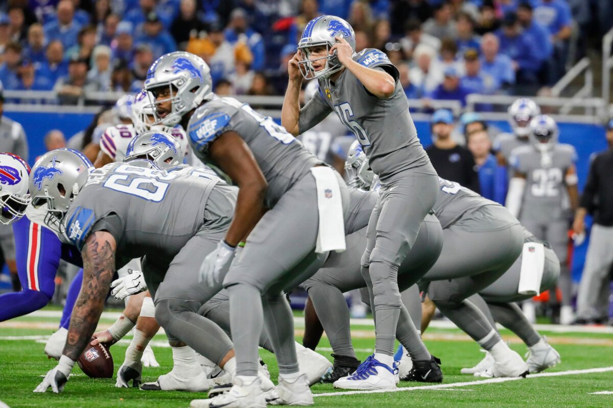 No team used shotgun formations less than the Lions in 2022