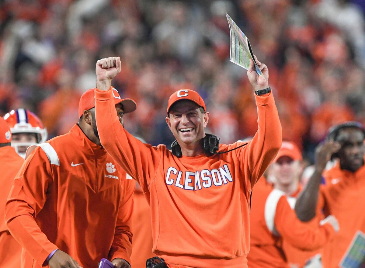 ESPN analytics give Clemson over a 50% chance to win the ACC