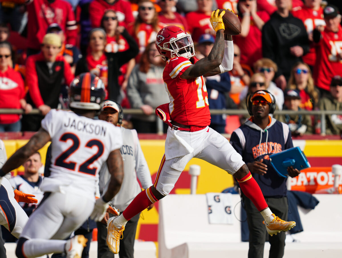 Who are Chiefs’ top-rated wide receivers, safeties in ‘Madden NFL 24’ video game?